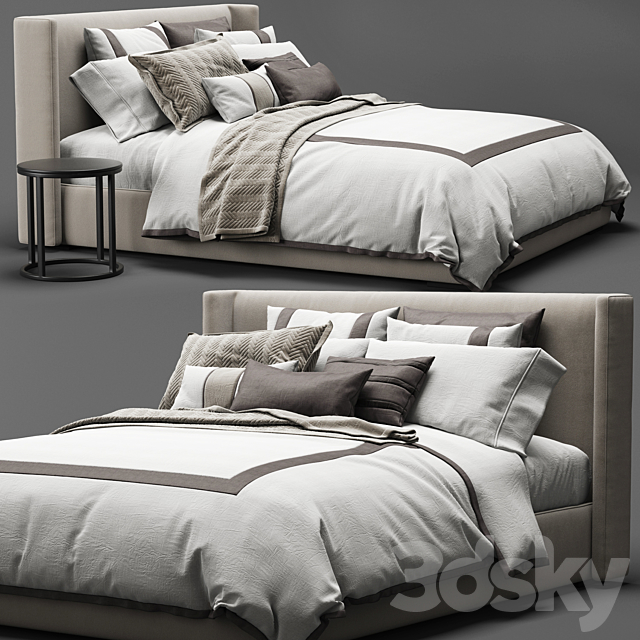 Rh lawson bed 3DS Max Model - thumbnail 1