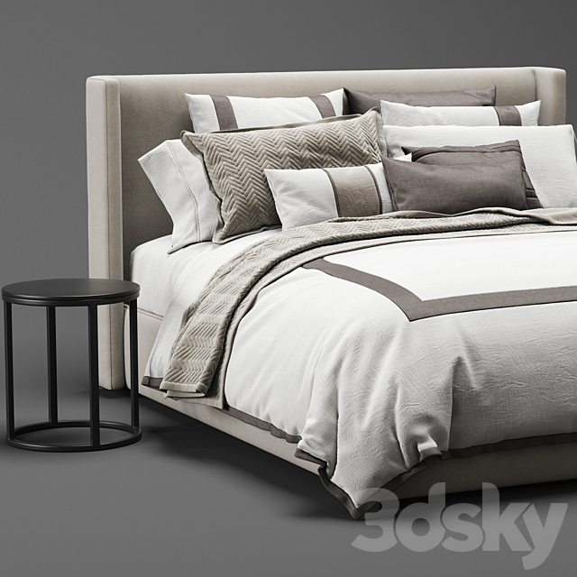 Rh lawson bed 3DS Max Model - thumbnail 4