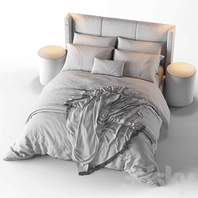 RH Lawson (Queen Bed) 3DSMax File - thumbnail 5