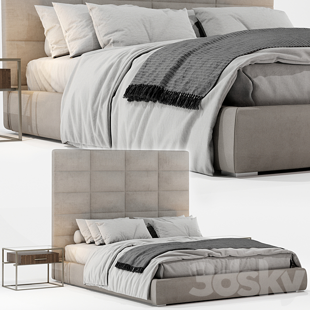 Rh Modena Bed 3DSMax File - thumbnail 1