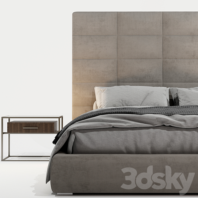 Rh Modena Bed 3DSMax File - thumbnail 2