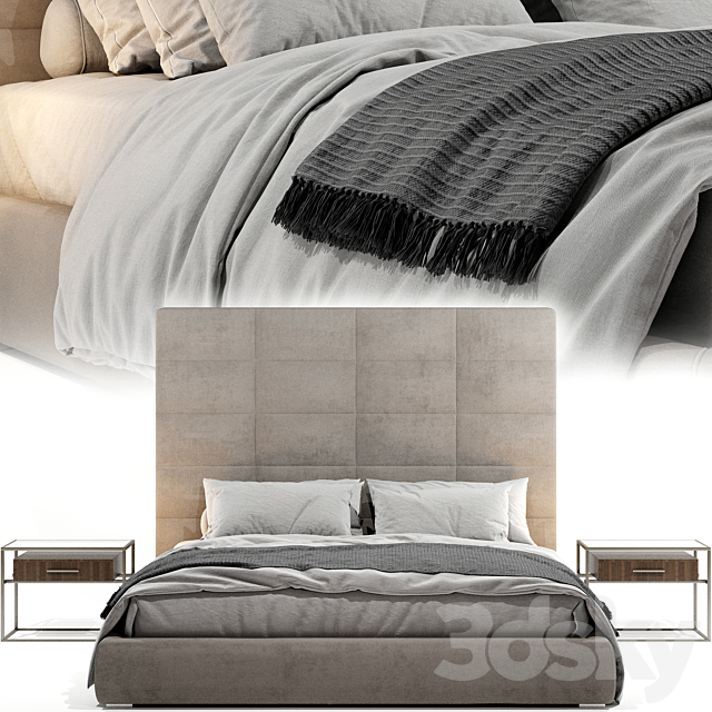 Rh Modena Bed 3DSMax File - thumbnail 3