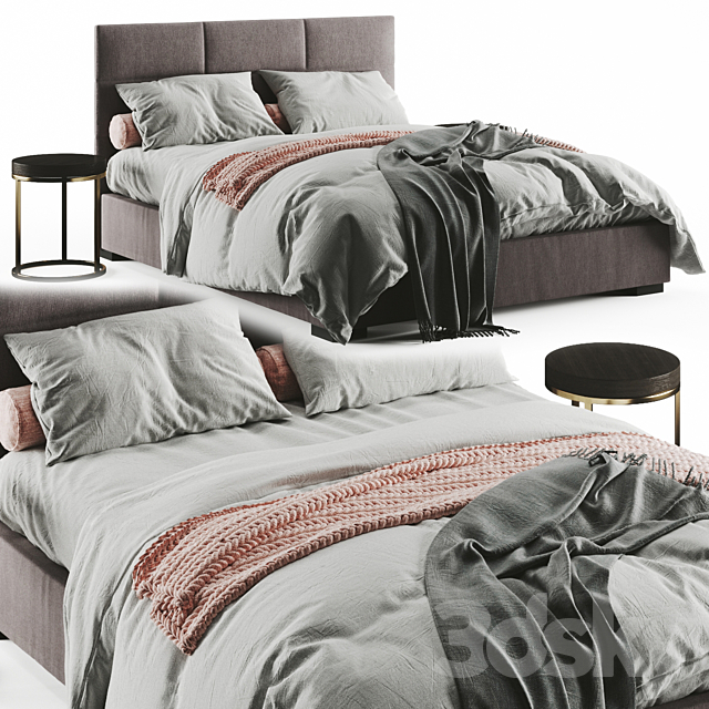 RH Modena Bed 3DSMax File - thumbnail 1