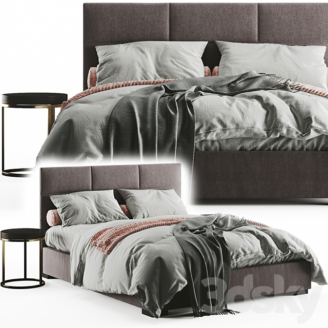 RH Modena Bed 3DSMax File - thumbnail 2