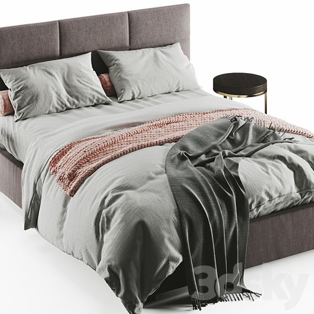 RH Modena Bed 3DSMax File - thumbnail 3