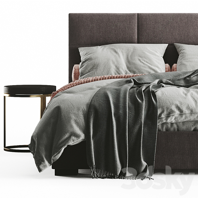 RH Modena Bed 3DSMax File - thumbnail 4