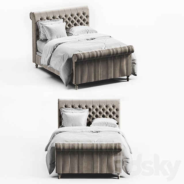 RH_Chesterfield_Fabric 3DS Max Model - thumbnail 2