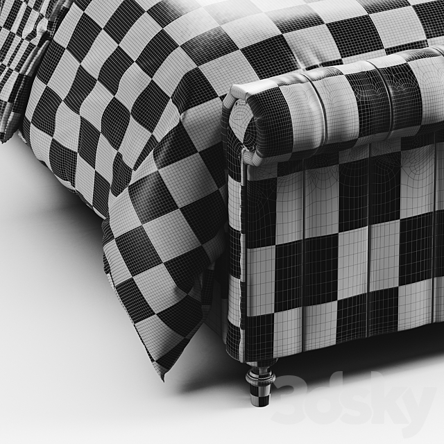 RH_Chesterfield_Fabric 3DS Max Model - thumbnail 5