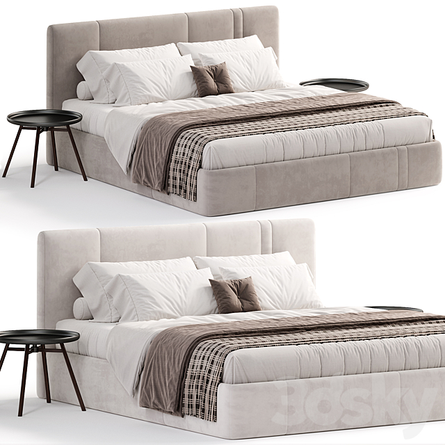 Rigoletto bed 3ds Max - thumbnail 2