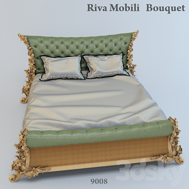 Riva Mobili bedroom Bouquet 3DSMax File - thumbnail 1