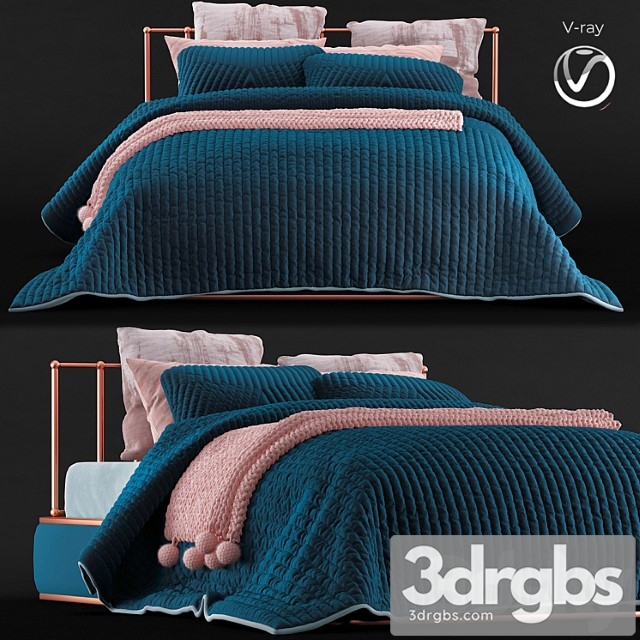 Rjl X Adairs Winter Bedroom 1 3dsmax Download - thumbnail 1