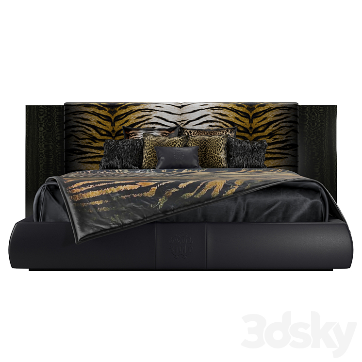 Roberto Cavalli Morne Bed 3DS Max Model - thumbnail 2