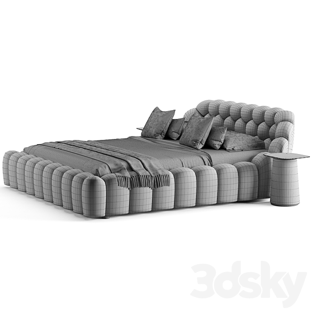 Roche bobois bubble bed 3DSMax File - thumbnail 7