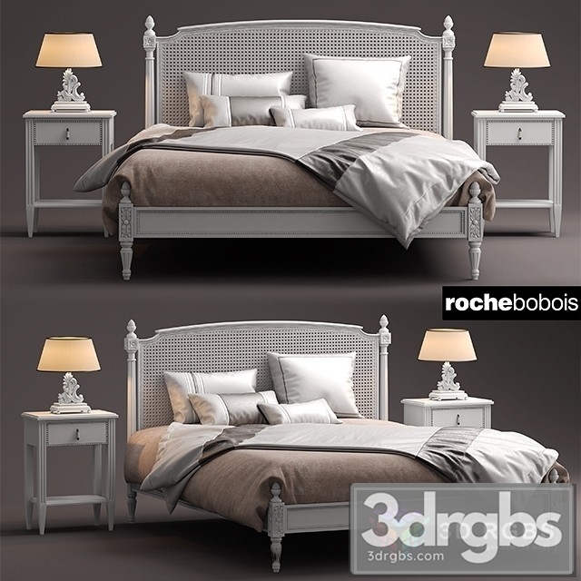 Roche Bobois Lit Josephine Bed 3dsmax Download - thumbnail 1