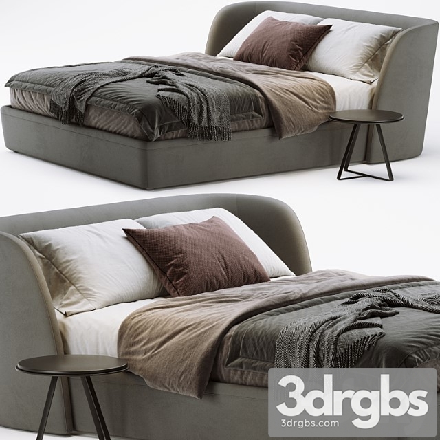 Rolf benz tondo bed 2 3dsmax Download - thumbnail 1