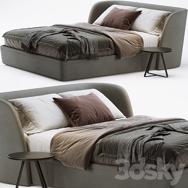 Rolf Benz Tondo Bed 3DSMax File - thumbnail 1