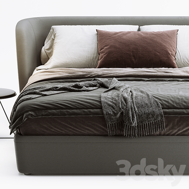 Rolf Benz Tondo Bed 3DSMax File - thumbnail 2