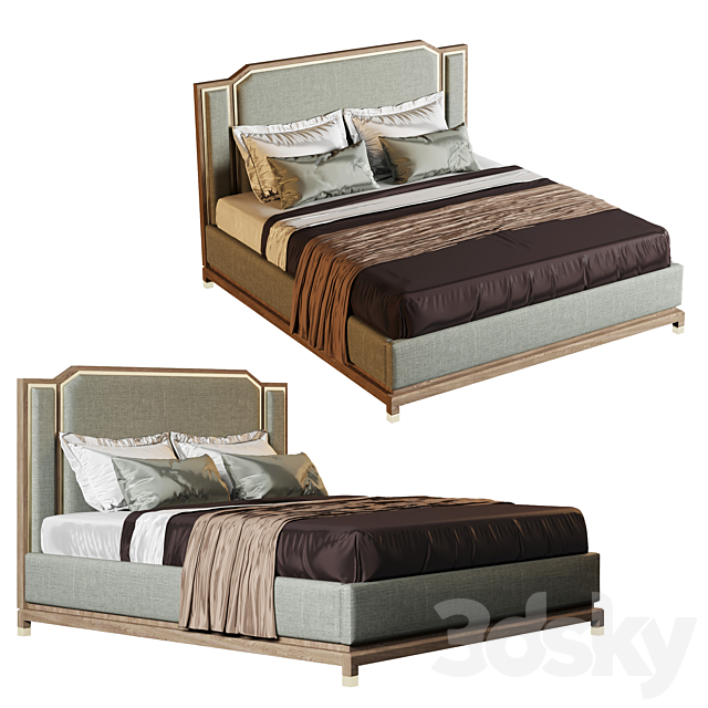 Rooma bed indy 3DSMax File - thumbnail 1