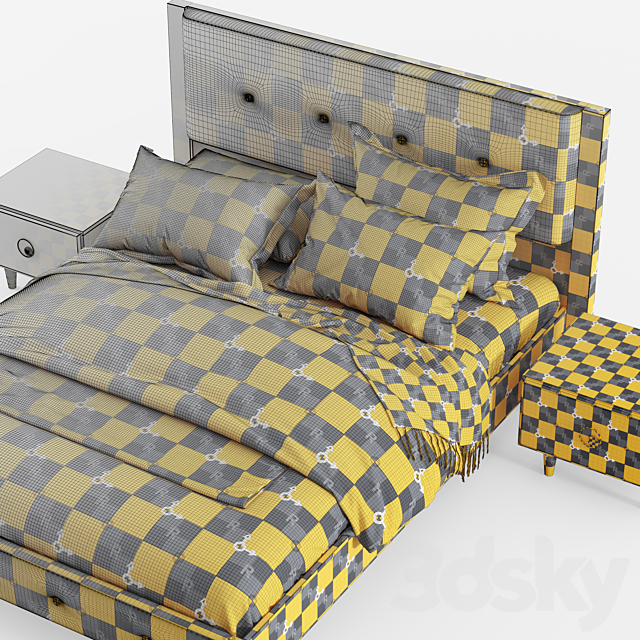 Rosa bed 3DSMax File - thumbnail 5