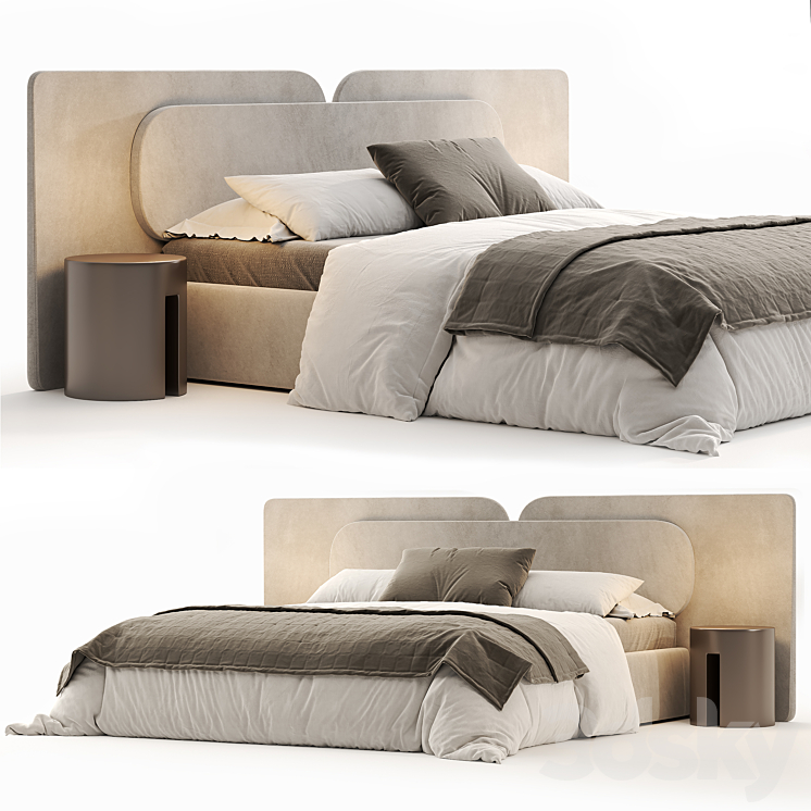 Rove Concept Angelo bed 3DS Max - thumbnail 2