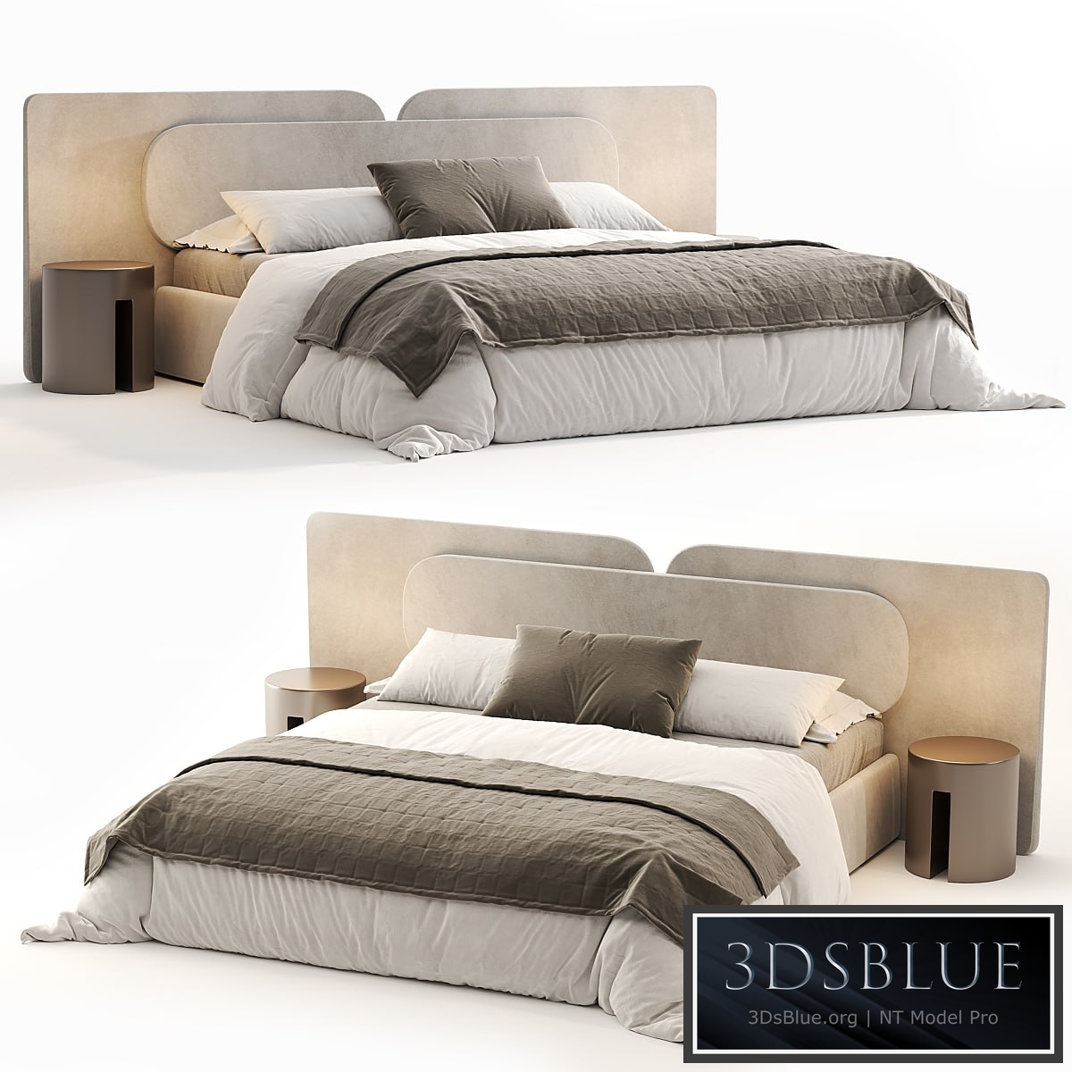 Rove Concept Angelo bed 3DS Max - thumbnail 3