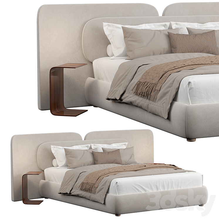 Rove Concepts Angelo Bed 3DS Max Model - thumbnail 3