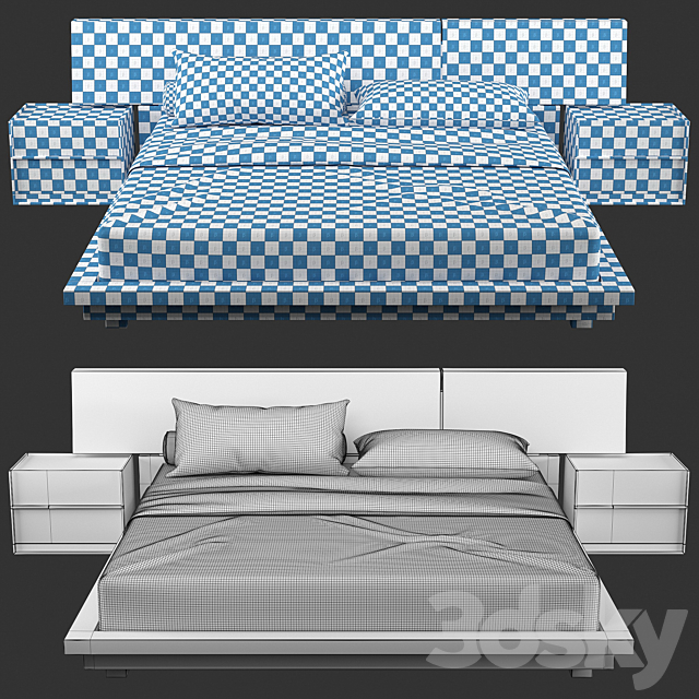 RoveConcepts Hunter Bed 3DS Max Model - thumbnail 3