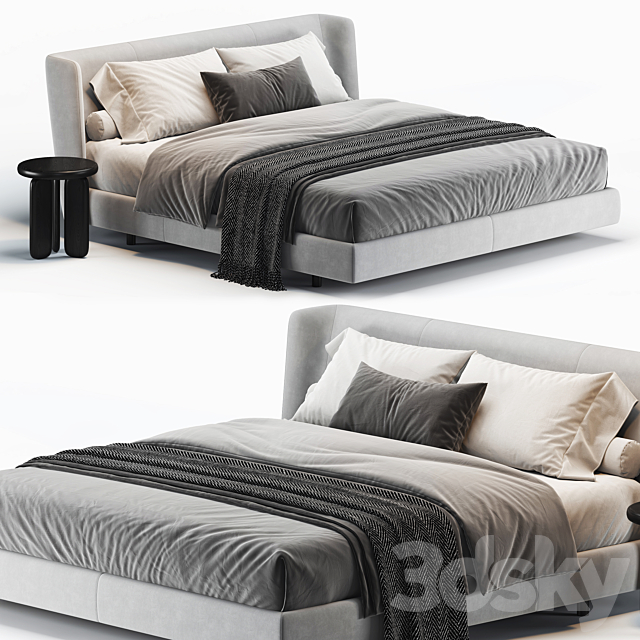 Royal Bed 3ds Max - thumbnail 1