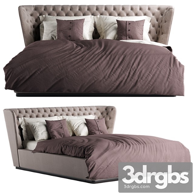 Royce furman bed 2 3dsmax Download - thumbnail 1