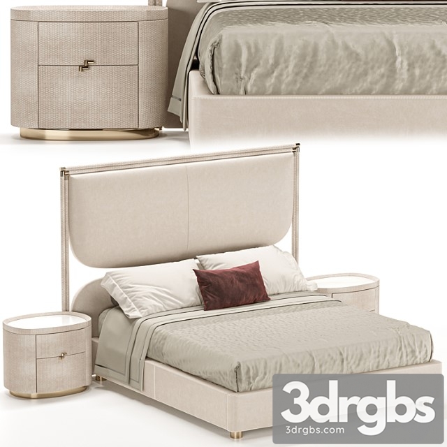 Rugiano Boheme Bed 3dsmax Download - thumbnail 1