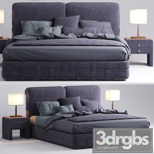 Rugiano Braid Bed 3dsmax Download - thumbnail 1