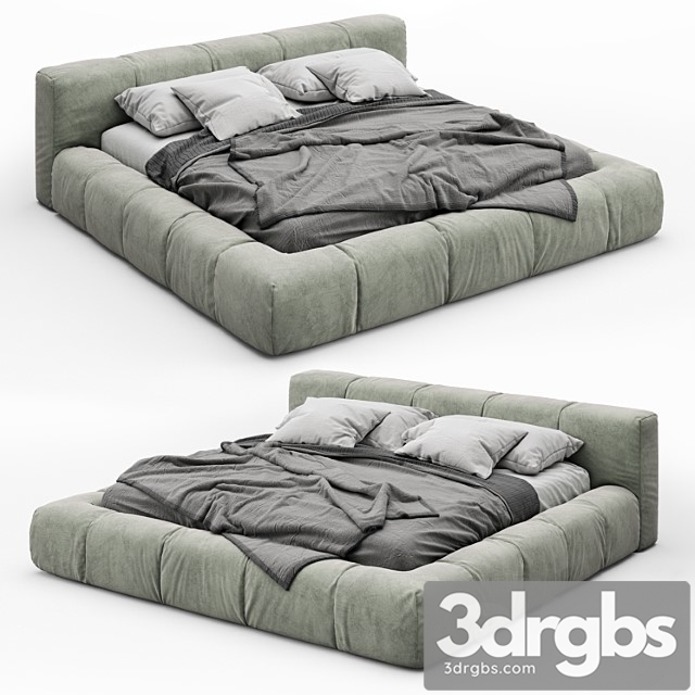 Saba Italia Pixel Bed 3dsmax Download - thumbnail 1