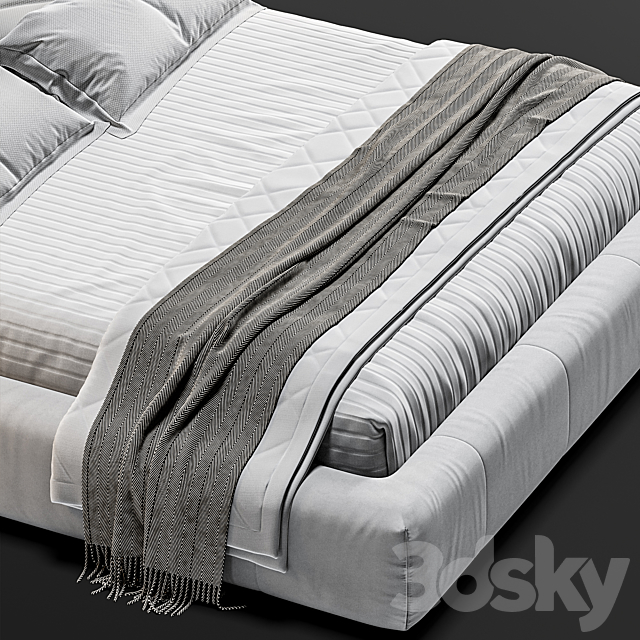 Saba Italia Pixel Bed 3DSMax File - thumbnail 3