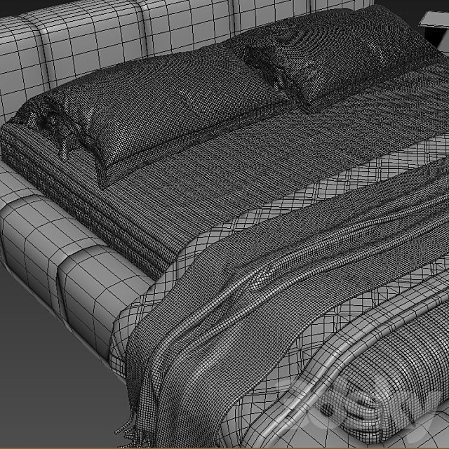 Saba Italia Pixel Bed 3DSMax File - thumbnail 4