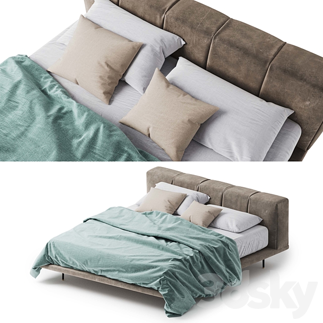 Saba Pixel Bed 3DSMax File - thumbnail 2