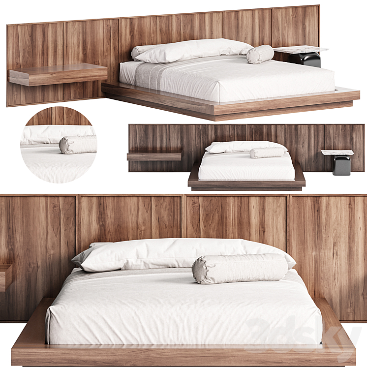 Samba Bed by Invisible Collection 3DS Max Model - thumbnail 1