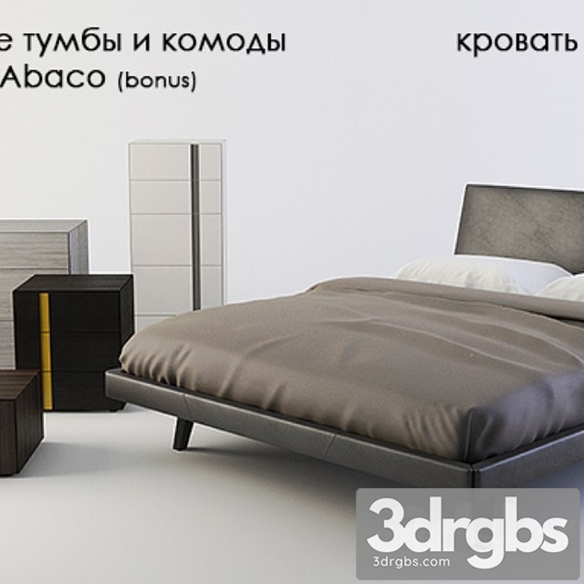 Sangiatsomo Febo bed 3 0 3dsmax Download - thumbnail 1