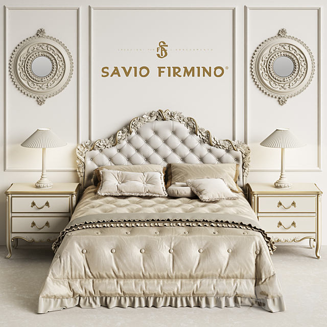 Savio Firmino 1696 Bedroom 3DSMax File - thumbnail 1