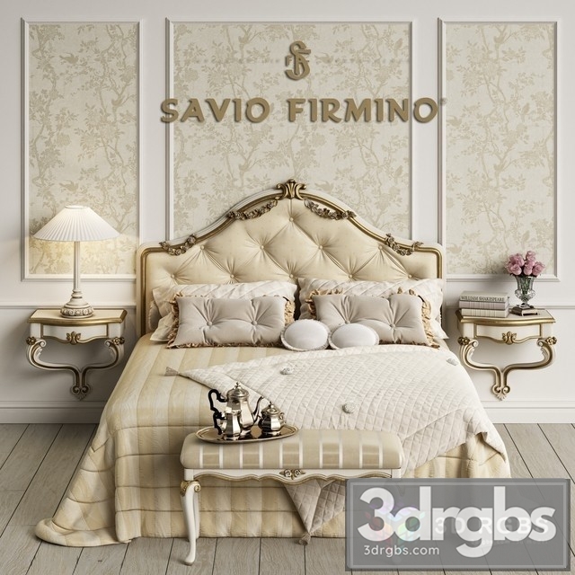 Savio Firmino 1767 Bedroom 3dsmax Download - thumbnail 1