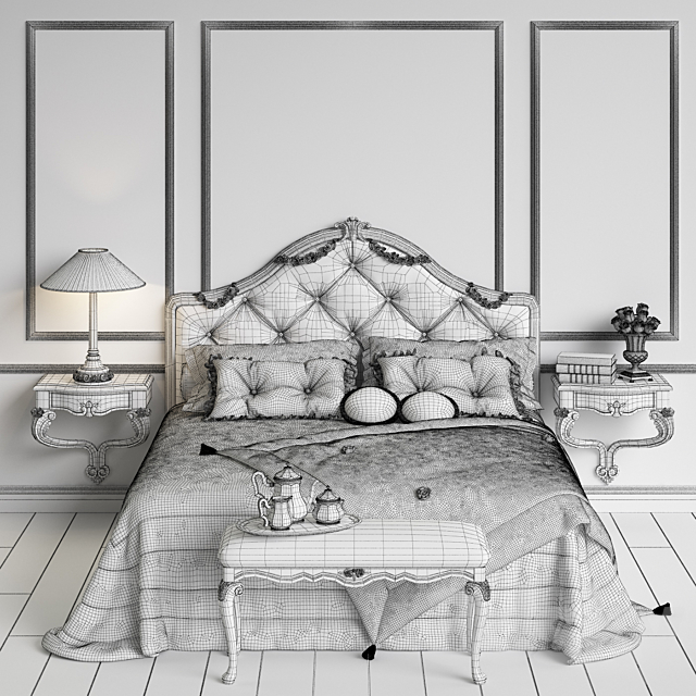 Savio Firmino 1767 Bedroom 3DSMax File - thumbnail 3