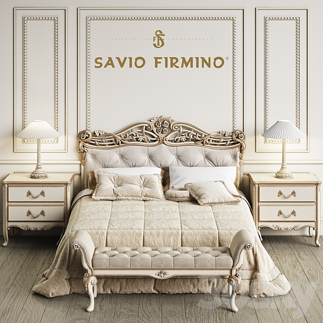 Savio Firmino 1773 Bedroom 3DSMax File - thumbnail 1