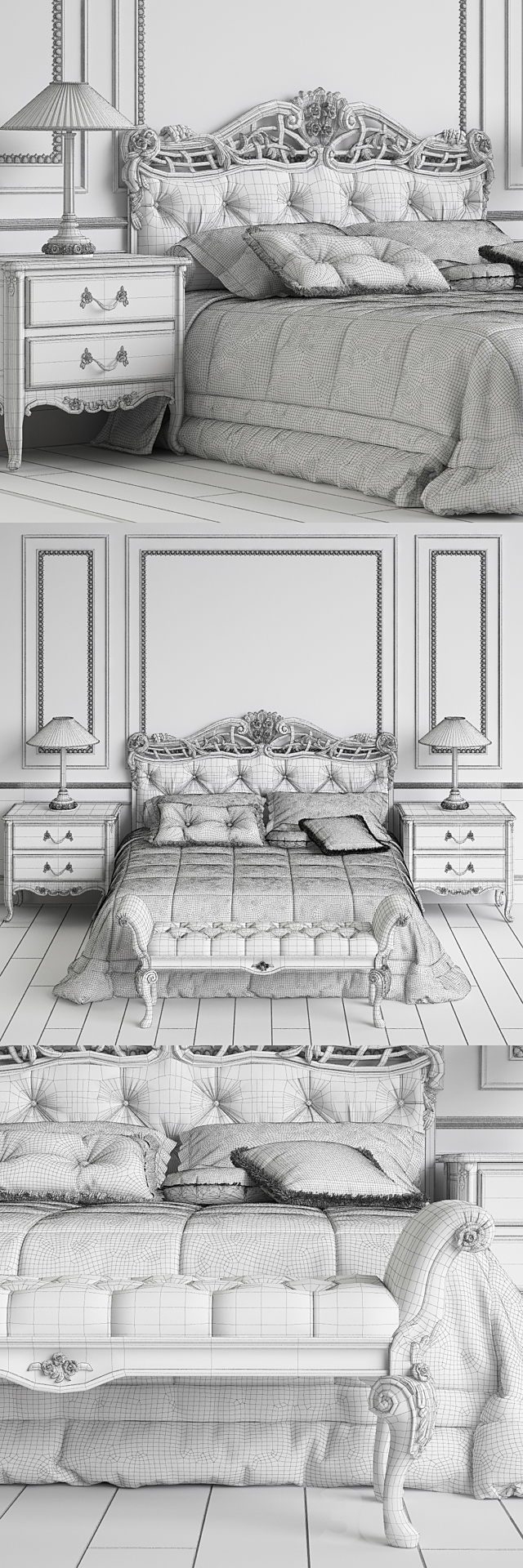 Savio Firmino 1773 Bedroom 3DSMax File - thumbnail 3