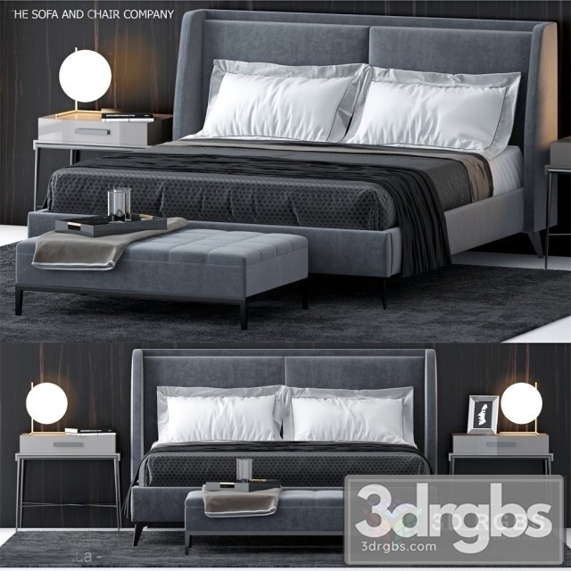 SC Bedroom Set 5 3dsmax Download - thumbnail 1