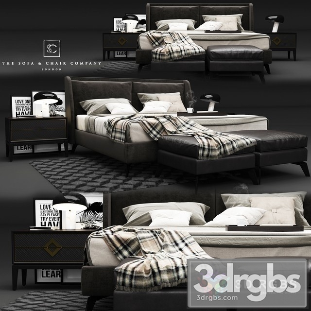 SC Enzo Bed 3dsmax Download - thumbnail 1