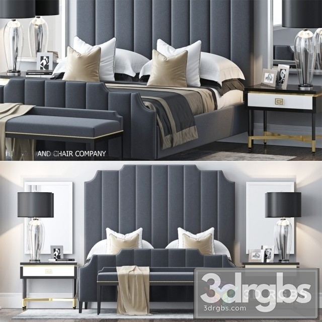 SC Luxury Bed 02 3dsmax Download - thumbnail 1