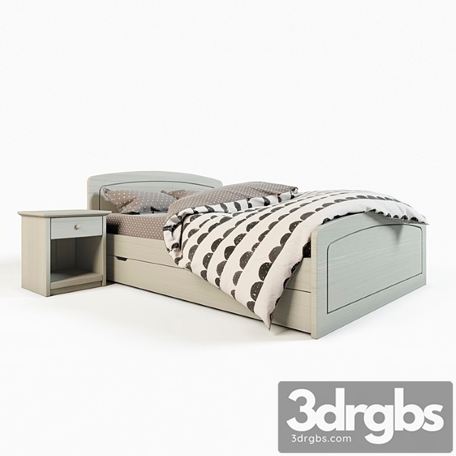 Scandola Bed 1 3dsmax Download - thumbnail 1