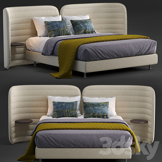 Schramm Bed CALM 2 3DSMax File - thumbnail 1