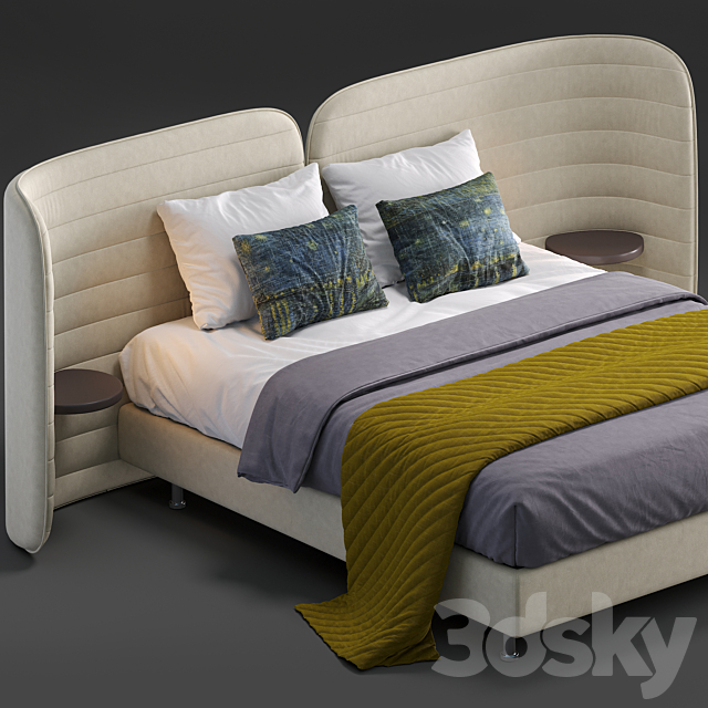 Schramm Bed CALM 2 3DSMax File - thumbnail 2