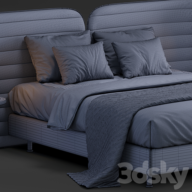 Schramm Bed CALM 2 3DSMax File - thumbnail 4