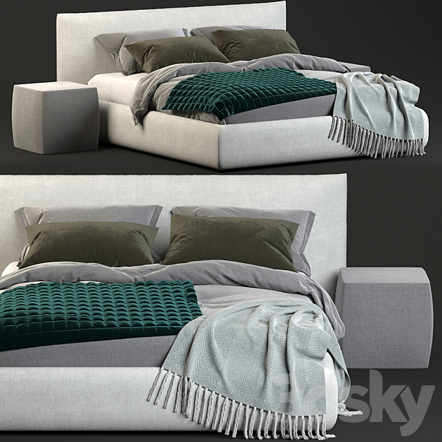 Scott Meridiani Bed 3DSMax File - thumbnail 1